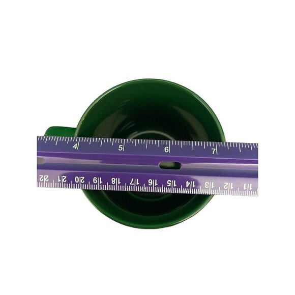 Starbucks 12 oz Ceramic Coffee Mug Green Swirls Winter Holiday 2020 - Picture 8 of 8